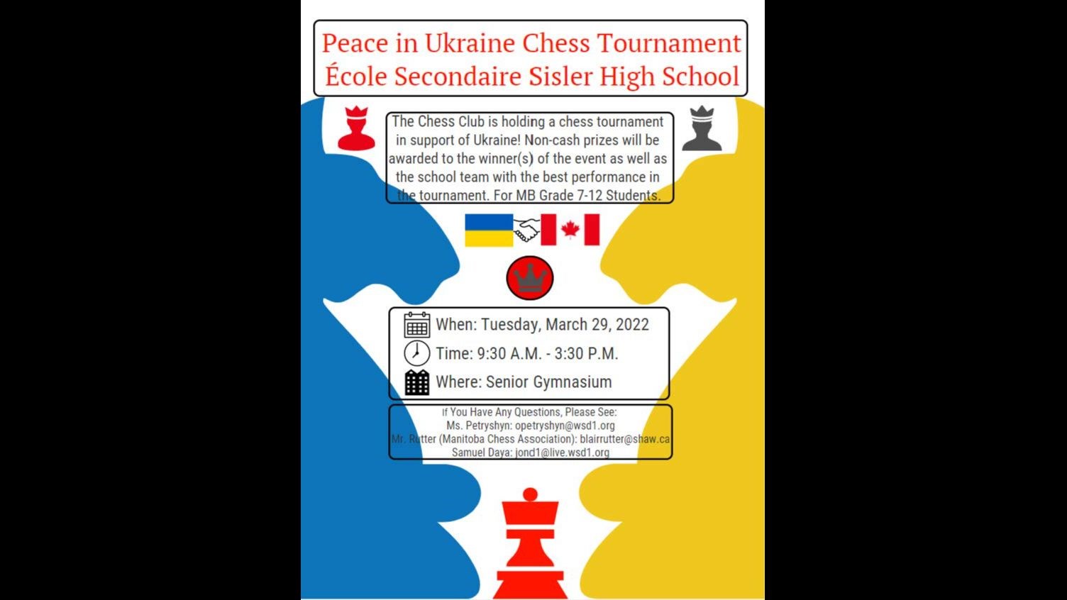 Chess Tournament Poster